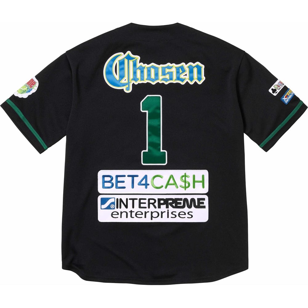 Supreme Chosen One Baseball Jersey Black