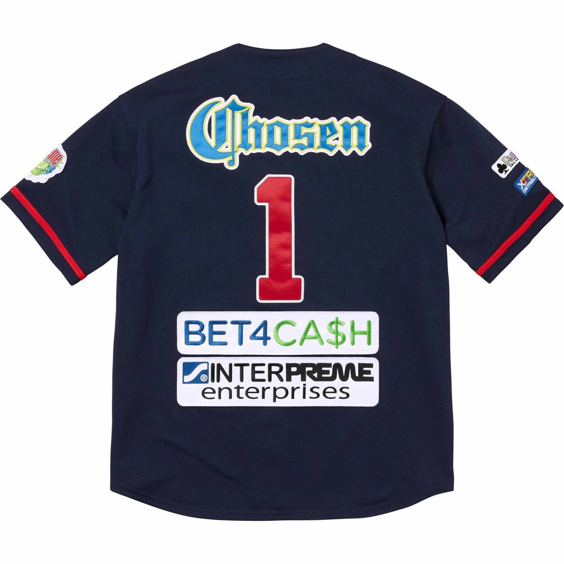 Supreme Chosen One Baseball Jersey Navy