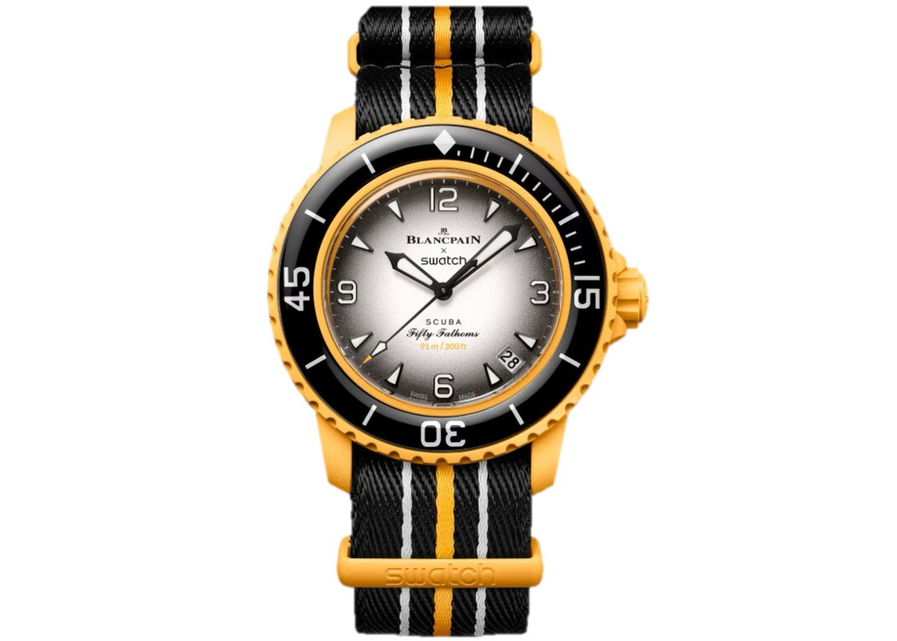 Swatch X Blancpain Bioceramic Scuba Fifty Fathoms Pacific Ocean (SO35P100)