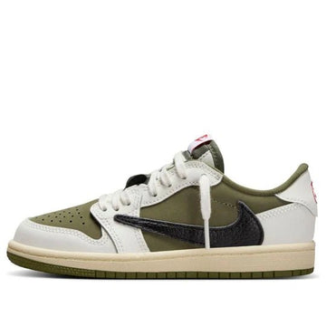 Jordan 1 Retro Low OG SP x Travis Scott 'Medium Olive' (PS/Youth) - INSTAKICKSZ LTD