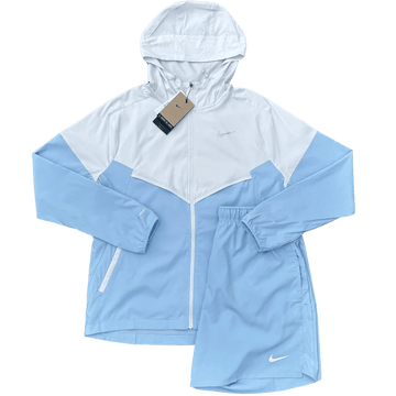 Nike UV Windrunner Jacket Armoury Blue & Blue Challenger Shorts Set - INSTAKICKSZ LTD