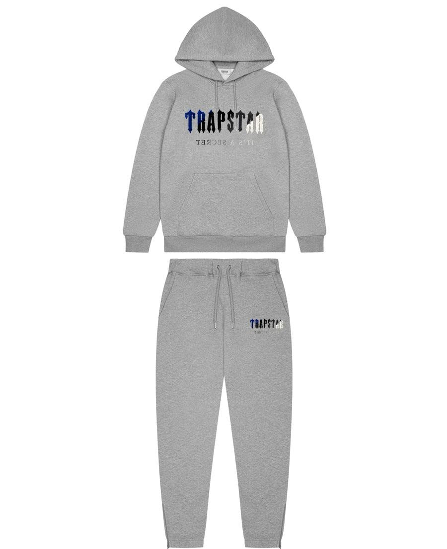 Trapstar Decoded Chenille Hooded Tracksuit - Grey Ice Edition 2.0 - INSTAKICKSZ LTD