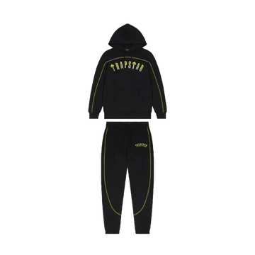 Trapstar x Central Cee Tracksuit Black Yellow - INSTAKICKSZ LTD